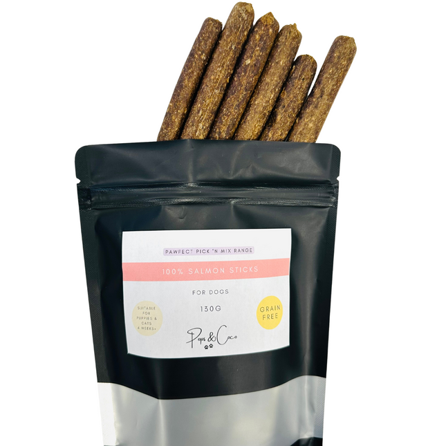 100% Natural Salmon Sticks