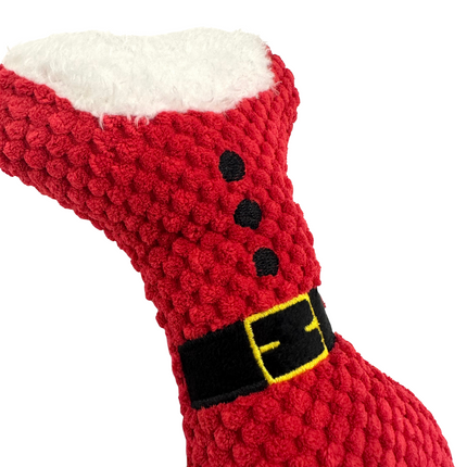 Santa Knit Bone Toy