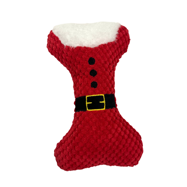Santa Knit Bone Toy