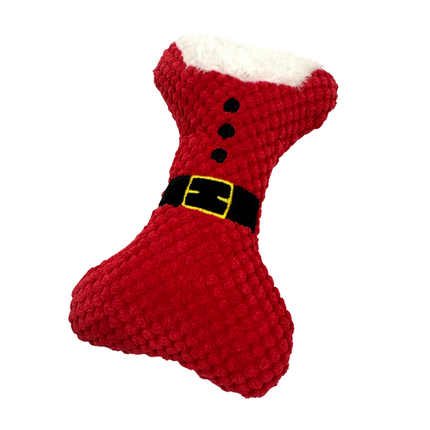 Santa Knit Bone Toy