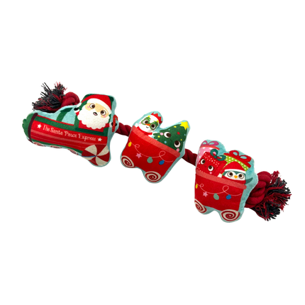 Santa Sleigh Rope Toy