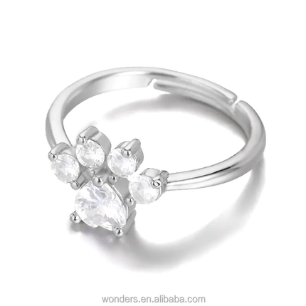 Paw Print Ring