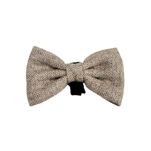 Tweed Bow Tie in Oatmeal
