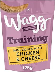 Wagg Dog Treats Training Mini Bones (Chicken & Cheese) 125g