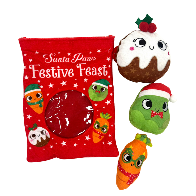 Hide & Seek Festive Feast Plush Toy