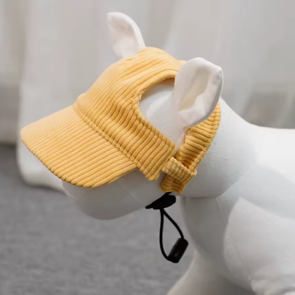 Corduroy Cap - Yellow