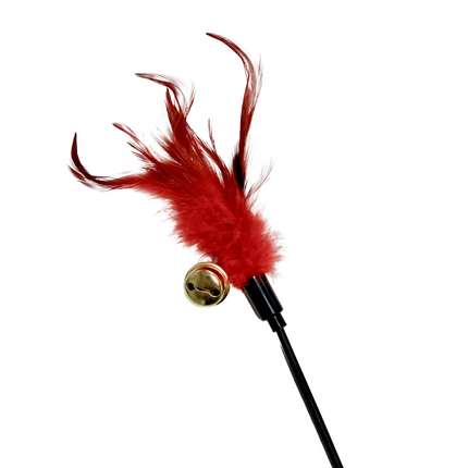 Short Feathered Teaser Wand