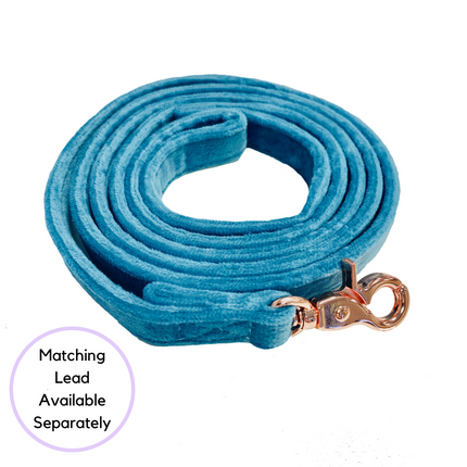 Velour Collar - Teal