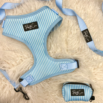 Pinstripe Blue Fully Adjustable Harness
