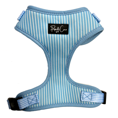 Pinstripe Blue Fully Adjustable Harness