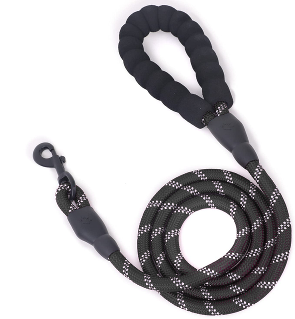 Nylon Rope Lead - Black