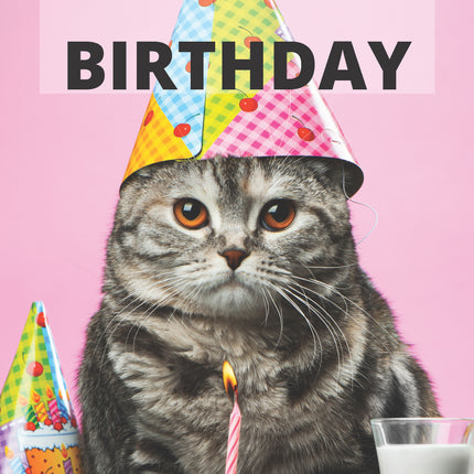 Grumpy Cat Birthday Card