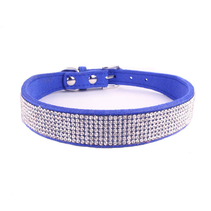 Soft Touch Sparkle Collar in Dark Blue