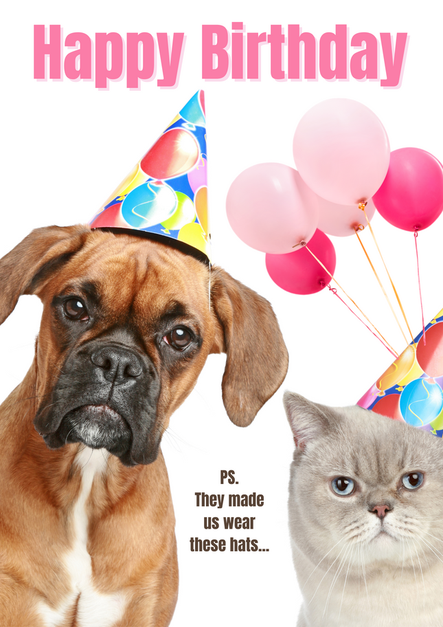 Party Time Birthday Card