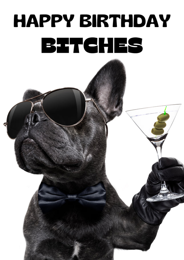 Happy Birthday Bitches Card