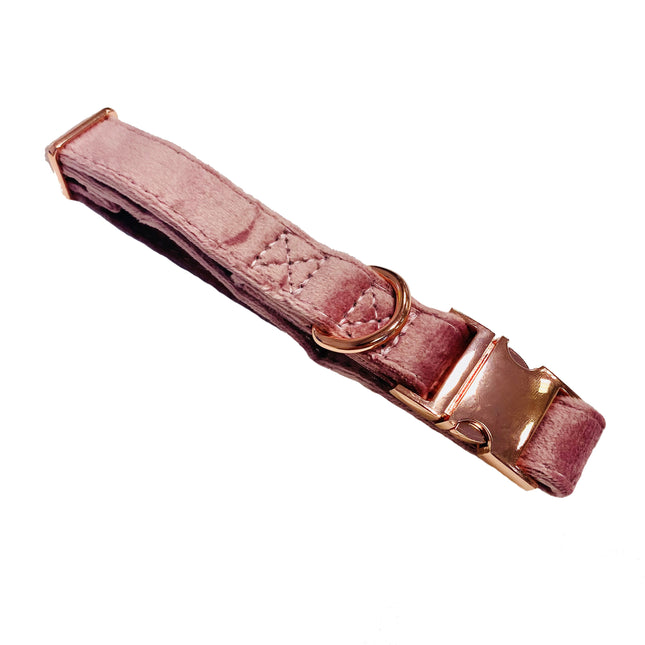 Velour Collar - Blush