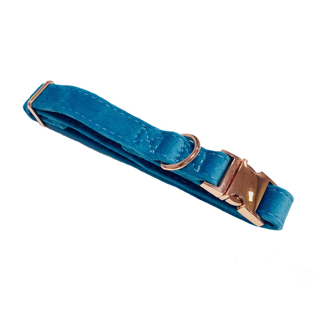 Velour Collar - Teal