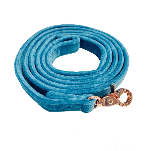 Velour Lead - Teal