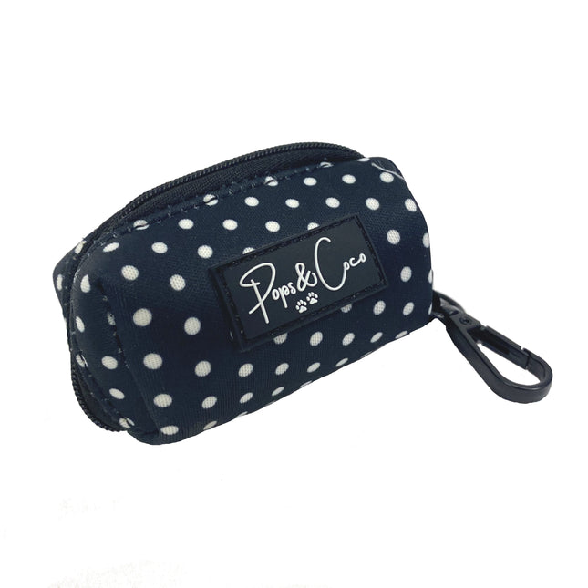 Polka Black Poo Bag Dispenser