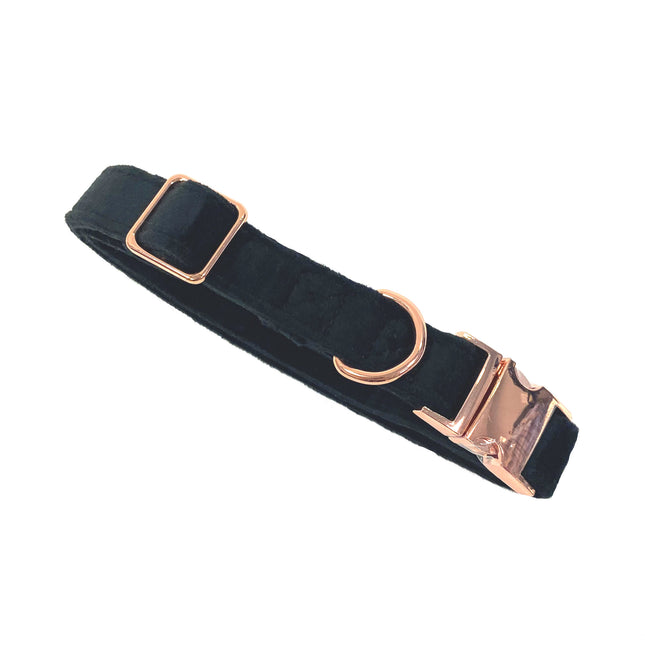Velour Collar - Ebony