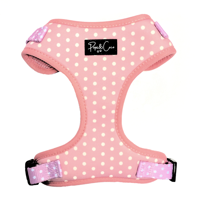 Polka Pink Fully Adjustable Harness