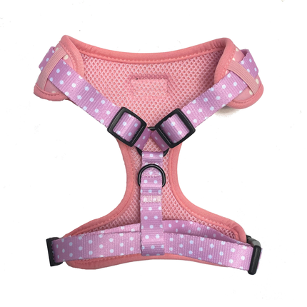 Polka Pink Fully Adjustable Harness