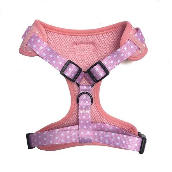 Polka Pink Fully Adjustable Harnessl