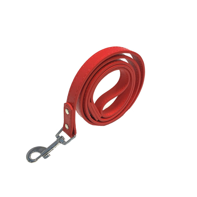 PU Dog Walking Lead - Red