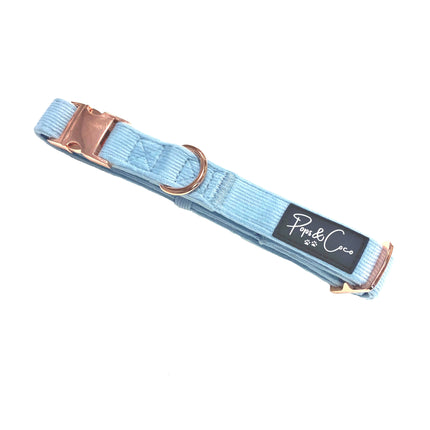 Luxury Corduroy Collar in Blue