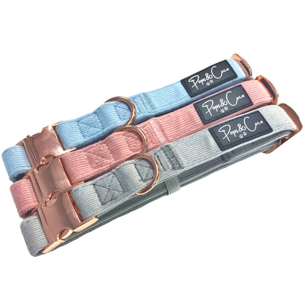 Luxury Corduroy Collar in Grey