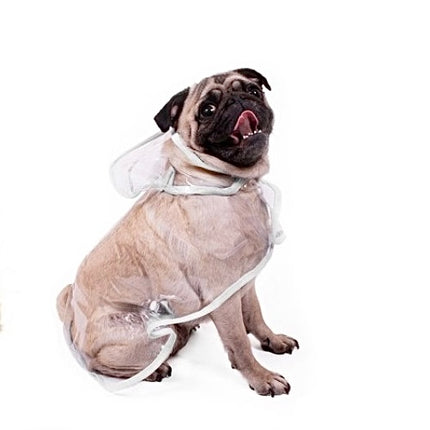 Pet Raincoat in Blue Red White or Yellow