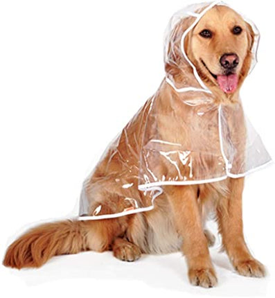 Pet Raincoat in Blue Red White or Yellow