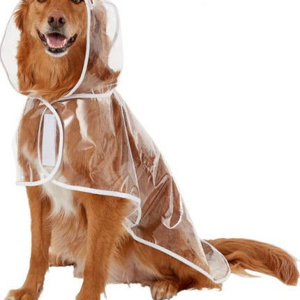 Pet Raincoat in Blue Red White or Yellow