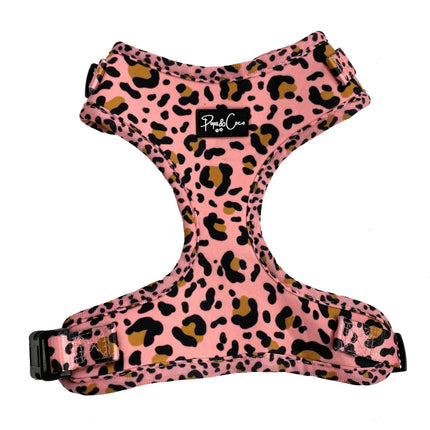 Chic Coral Leopard Fully Adjustable Harness