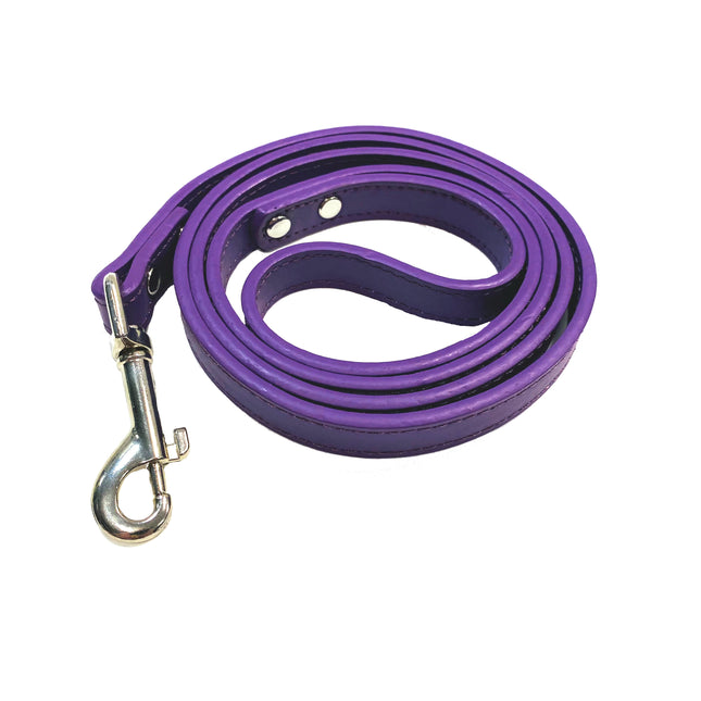 PU Dog Walking Lead - Purple