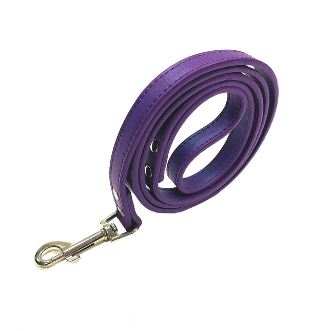PU Dog Walking Lead - Purple