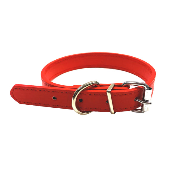 Adjustable PU Collar - Red