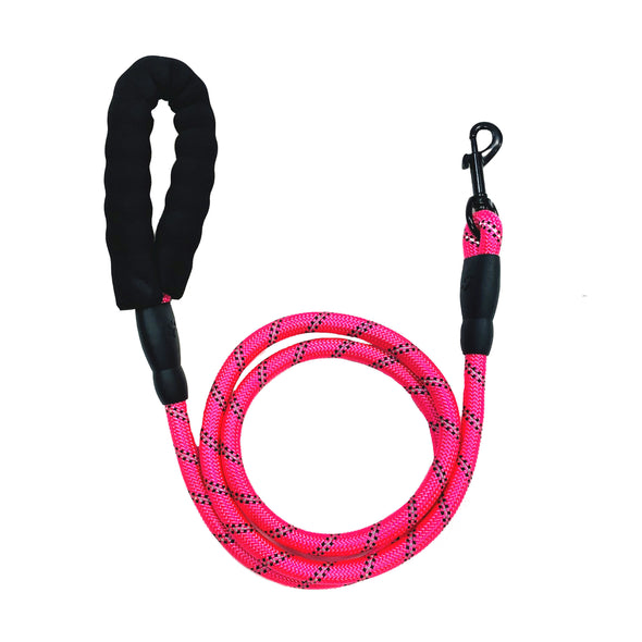 Nylon Rope Lead - Pink