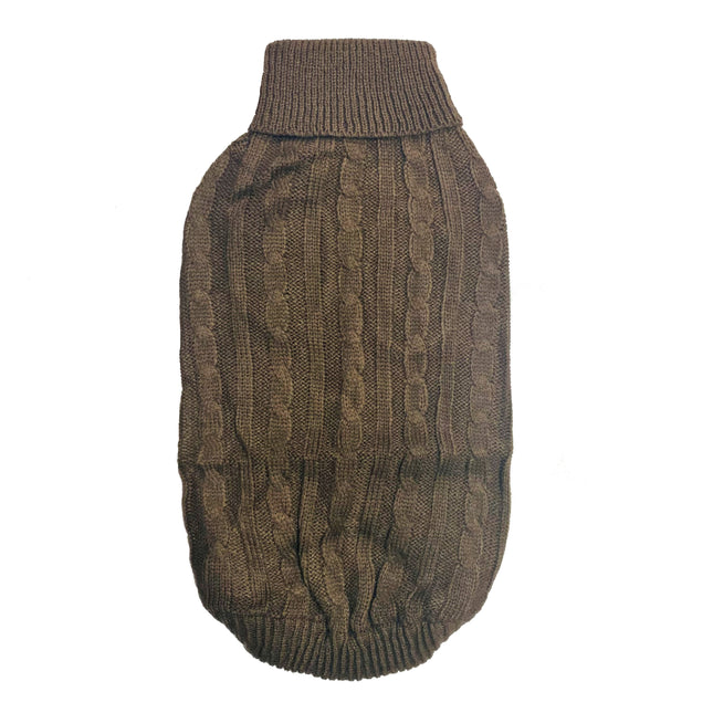 Knitted Jumper in Brown