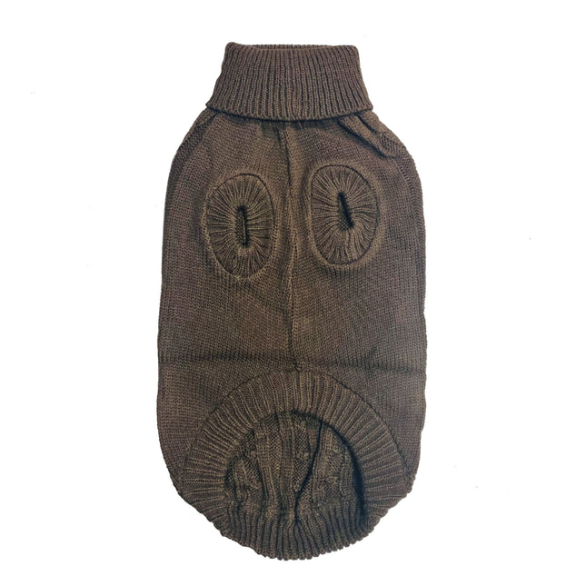Knitted Jumper in Brown