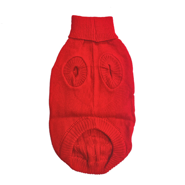 Knitted Jumper in Red