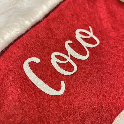 Personalised Pet Christmas Stocking
