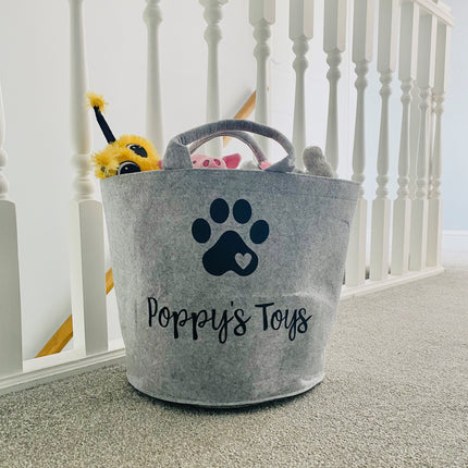 Personalised Felt Toy Basket