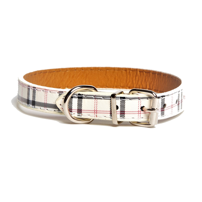 Tartan Collar - Beige