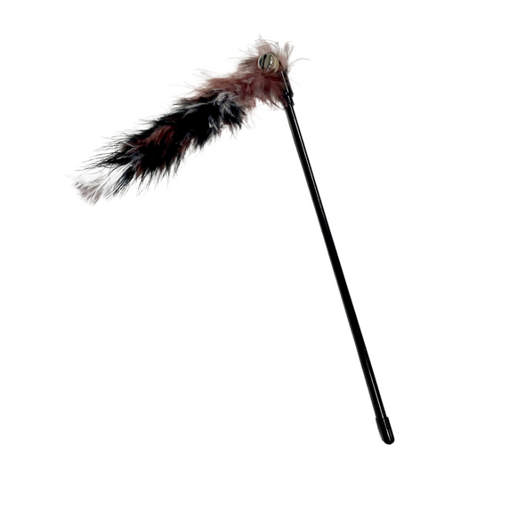 Long Feathered Teaser Wand