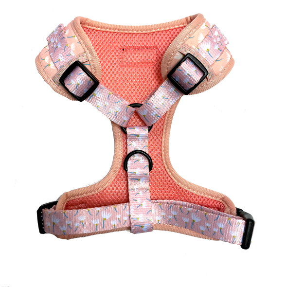 Peachy Blooms Fully Adjustable Harness