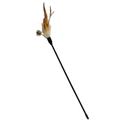 Short Feathered Teaser Wand