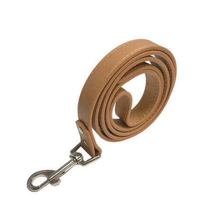 PU Dog Walking Lead - Tan
