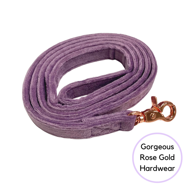 Velour Lead - Lilac