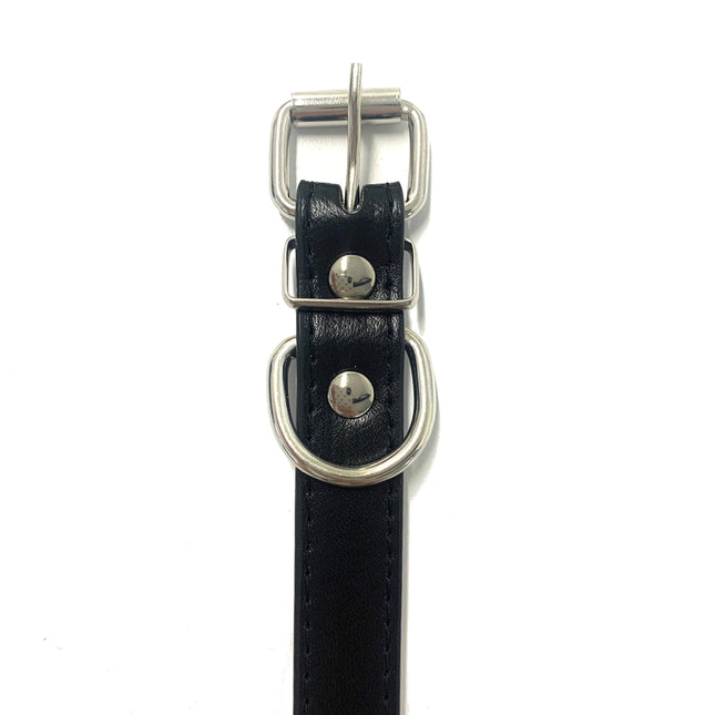 Adjustable PU Collar - Black
